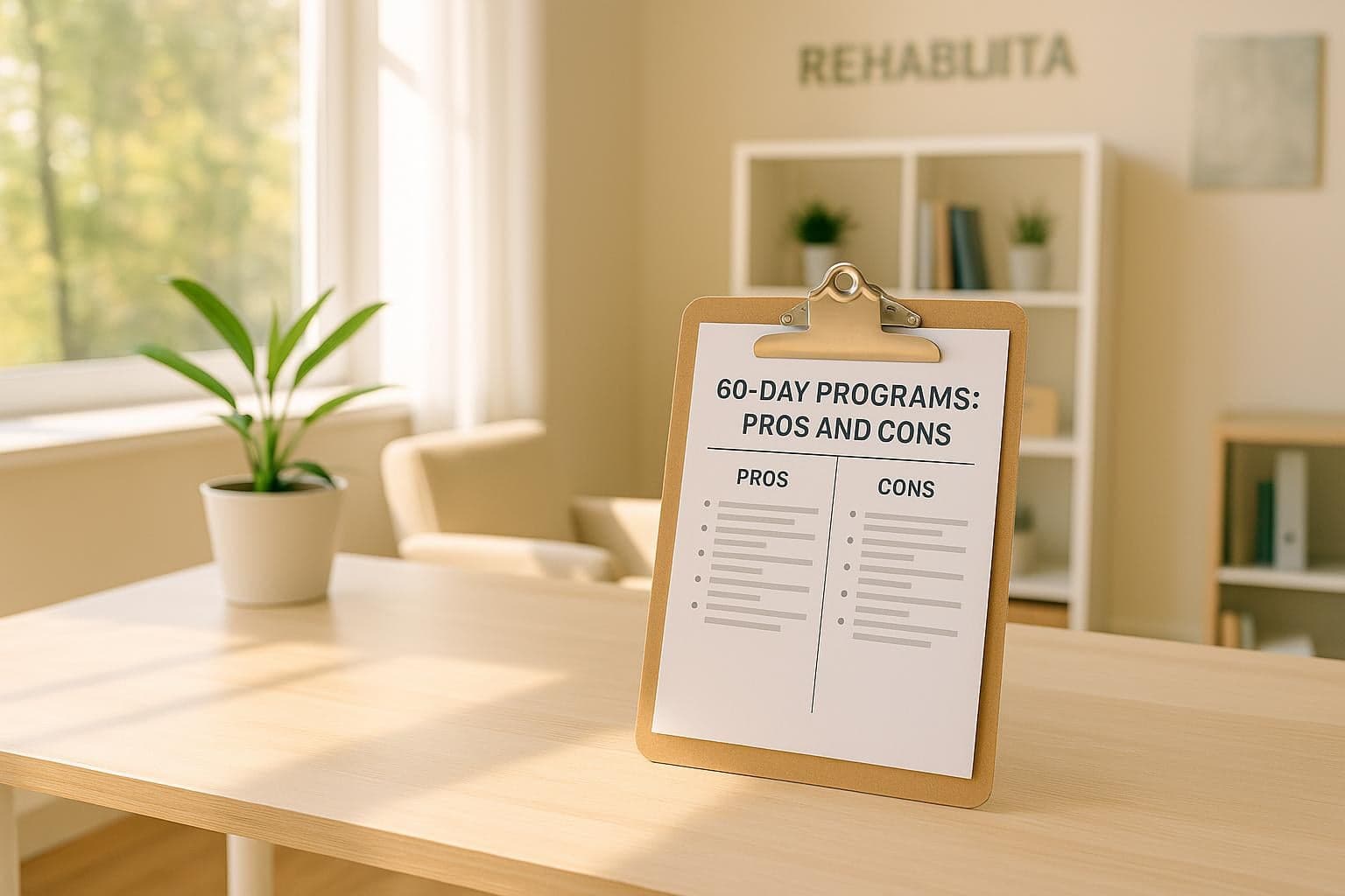 60-day programs: pros and cons